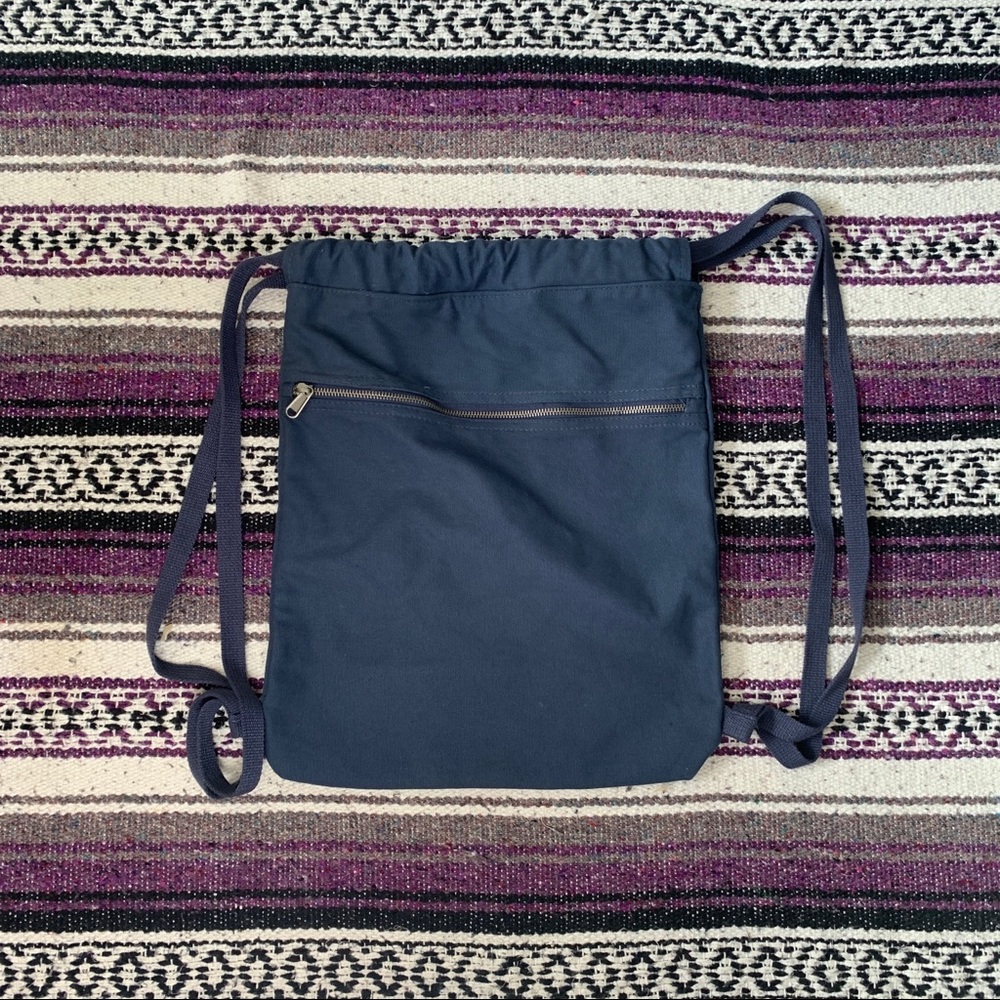 Comfort Colors Blue Canvas Backpack